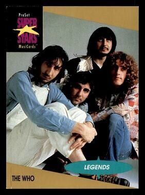 1991 Pro Set SuperStars MusiCards #20 The Who Card